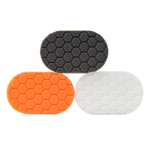 Hex-Logic Hand Polishing Applicator Pads 3X6X1In. (3 Pack)