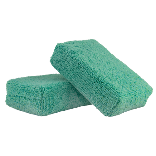 Green - Microfiber Applicator Premium Grade (2 Pack)