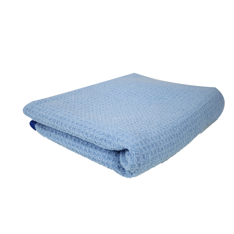 Super Absorber Waffle Weave Drying Microfiber Towel, Blue 25