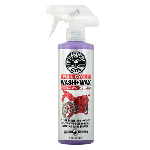 Full Cycle Wash & Wax Waterless Cleaner and Protectant for Motorcyclces