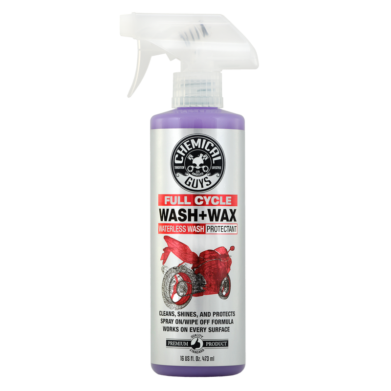 Full Cycle Wash & Wax Waterless Cleaner and Protectant for Motorcyclces