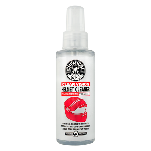 Clear Vision Streak Free Helmet Cleaner & Protectant - Pocket Size (4 oz)