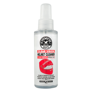 Clear Vision Streak Free Helmet Cleaner & Protectant - Pocket Size (4 oz)