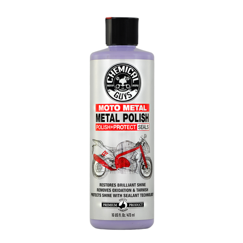 Moto Metal Polish Cleaner, Polish & Protectant for Motorcycles (16oz)